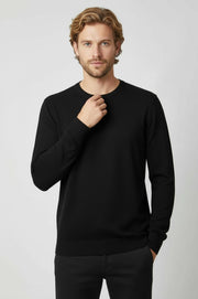 bisiklet yaka siyah triko kazak